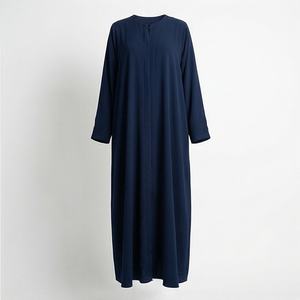 Abaya légère pour femme en molleton avec logo personnalisé, séchage rapide, 6 panneaux, maille perforée au laser, tissu éponge respirant - Product Image 1