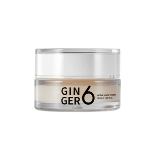 Crème hydratante active au gingembre - Hydratant végétalien éclaircissant à l'eau de gingembre, niacinamide et acide hyaluronique pour femmes, tous types de peau - Product Image 1