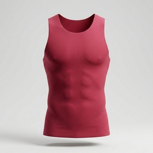 Chaleco Deportivo para Hombre, Tallas Grandes, Poliéster/Spandex, Camiseta sin Mangas para Gimnasio y Fitness, Secado Rápido, Precio al por Mayor - Product Image 1