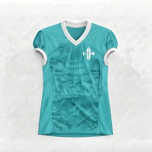 Maillot de football américain pour homme, col en V, impression par transfert thermique, matière 100% polyester par RIVIAN ATLANTIC - Product Image 2