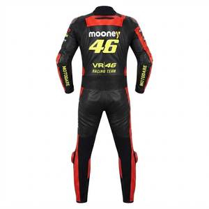 Combinaison de moto en cuir sur mesure de qualité supérieure MotoCP Racing 1 pièce, équipement de conduite avec bosse niveau 2 CE, fabriquée sur mesure - Product Image 2