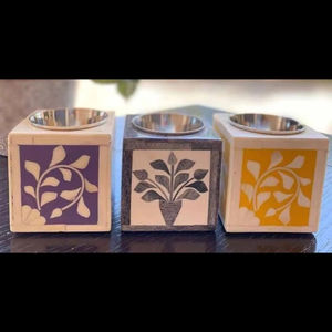 Quemador de incienso/bakhoor con diseño floral y base de hueso, moderno - los colores y diseños personalizados más vendidos - Product Image 1