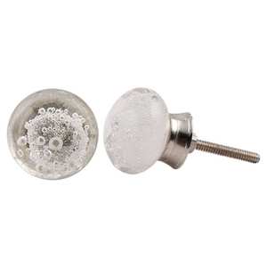 Boutons de porte d'armoire en céramique au design floral vintage, poignées de tiroir assorties, quincaillerie chromée pour cuisine, chambre, commode, parc. - Product Image 5