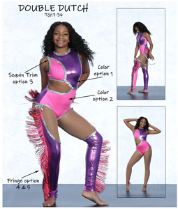 Uniformes de Ballet para Niñas al por Mayor, de Alta Calidad, para Actuaciones de Majorette, en Spandex/Algodón - Product Image 2