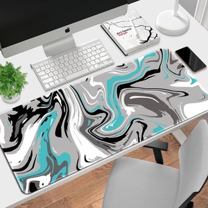 Fluid Gaming Mouse Pad Desk Pad Abstract Black White Mousepad XL Large Gaming Mouse Pad <strong>Laptop</strong> Keyboard Mat Office Home Decor - Product Image 6