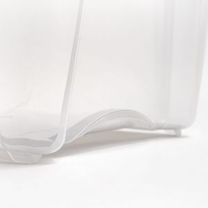 40 Qt. Contenitore di Plastica con Coperchio, Contenitori Impilabili, Scatola per Stoccaggio - Product Image 3