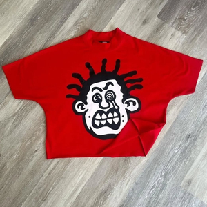 Camiseta de Cuello Redondo Personalizada de Fábrica para Hombre, Impresión DTG, Corte Cuadrado, Nueva, Holgada, 300gsm, Manga Larga - Product Image 1