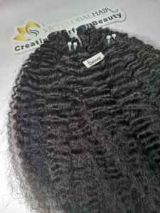 วิกผมคนผมหยิกชาวเวียดนามช่อผมดิบเป็นลอนสำหรับชาวพม่า - Product Image 4