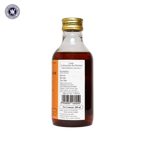 น้ำมันสมุนไพรอายุรเวทออร์แกนิค ด่านวัตถันทารัม 200 มล. สำหรับบำรุงผิว บรรจุขวด สำหรับผู้หญิง ผลิตในอินเดีย เหมาะสำหรับทุกสภาพผิว - Product Image 3