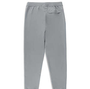 Ensemble de survêtement unisexe gris uni léger à manches longues avec cordon de serrage, pantalon de jogging sportif décontracté avec poches latérales, respirant en polyester - Product Image 4