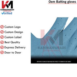 Bulk Baseball Batting Gloves Sheepskin Leather Factory Custom Logo Professional Batting Gear High-Grip Sports Mittens Wholesale - Product Image 5