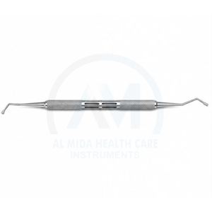 Al Mida Healthcare Manual Dual Tip Dental Surgical <b>Instrument</b> Stainless Steel Handle CE Certified Class I Hospital Clinic Use - Product Image 2