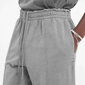 <span class=keywords><strong>Pantaloni</strong></span> Sportivi Larghi da Uomo di Alta Qualità con Chiusura a <span class=keywords><strong>Bottoni</strong></span>, Modello Dritto, Stile Casual, in Tessuto Canvas, Vita Media - Product Image 3