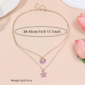 <b>Hot</b> Sales New Design Fashion Layered Alloy Beaded Necklaces for Women Gift - Product Image 6