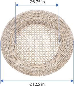 Wholesale Modern Vintage Hand Woven Jute Placemats Custom Round <b>Table</b> Covers for Weddings - Product Image 5