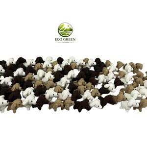 Llavero de delfín de ganchillo estilo marino, accesorio para bolso con temática de verano, regalo de animal marino de lana y algodón, tamaño personalizado - Product Image 5