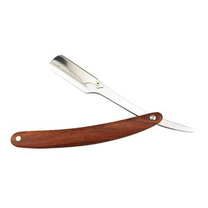 Rasoir jetable à lame unique en acier inoxydable avec revêtement platine et manche en plastique pour salon de coiffure, produits de soins personnels - Product Image 1