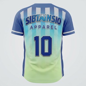 Maillot de baseball vierge pour hommes en gros, uniforme de softball personnalisé, vêtements de baseball imprimés numériquement, logo et numéro personnalisés - Product Image 3