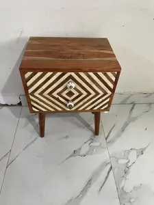 Floral Design Bone Inlay Drawer Decorative Handmade Accent Drawer for Home Decoration for Export Price - Product Image 5