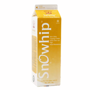 Wholesale Hot Selling Shipping Direct Factory HALAL <b>Non</b> <b>Dairy</b> Cream OEM/ODM Bakery Using Snowhip <b>Non</b>-<b>Dairy</b> Topping Cream 1KG Hot - Product Image 1