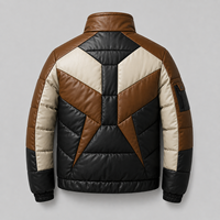 Blouson aviateur en cuir d'agneau véritable personnalisé pour homme, couleur noire, épais, coupe-vent, logo avant, style moto