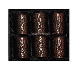 ชุดแก้วทำจากทองแดงบริสุทธิ์ชุบแบบโบราณสำหรับงานแต่งงานเทศกาลคริสต์มาสและของขวัญคืน - Product Image 1