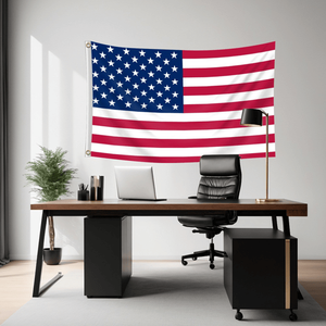 Bandiera Americana 2X3FT (60x90cm) # Stampato #   Nylon # Nazionale #   Bandiera con occhielli in ottone # Decorazioni per il Cortile # # Decorazioni per Feste # " - Product Image 6