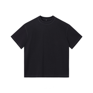 Camiseta de Hombre Oversize Vintage con Lavado Ácido, 100% Algodón, Cuello Redondo, Manga Corta, Personalizable con Logotipo, Estilo Urbano - Product Image 3