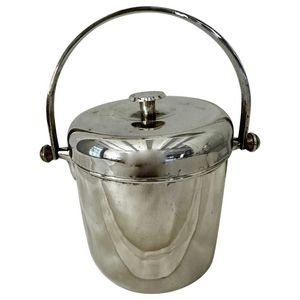 Seau à glace métallique de marque pour la restauration, le refroidissement des boissons, le service de champagne, de vin et de bière, restaurants, hôtels, bars, événements, fêtes - Product Image 6