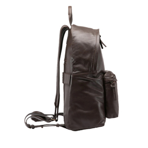 Mochila de Cuero de Lujo Unisex, Bolso de Trabajo Moderno con Compartimento para Portátil, Bolsillos de Almacenamiento Organizados y Herrajes Metálicos de Primera Calidad - Product Image 2