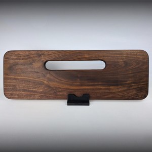 Planche à découper en bois de noyer de qualité supérieure, plateau de service en forme de palette, planche à fromage avec support pour cuisine, hôtel, restaurant, vente en gros - Product Image 5