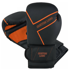 Nuevos Guantes de Boxeo de Piel Genuina al por Mayor, Equipo de Combate, Diseño Personalizado con Logotipo, Absorción de Humedad, Cierre con Cordones - Product Image 4