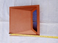 Briques creuses en terre cuite de 20x20x60 mm, utilisées pour la construction de murs, le revêtement, fabrication indienne