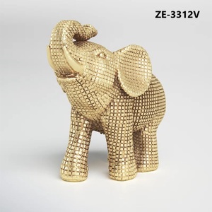 Obra de arte animal de metal hecha a mano de lujo para hogares modernos, pieza de arte para habitación, decoración de habitación Star Bloom, escultura moderna china, Zahid Exports - Product Image 2