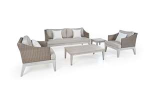 Elegante Conjunto de Sofás de Ratán Sintético para Patio, Sala de Estar y Espacios de Resort - Product Image 5