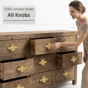 Tirador de Mueble de Hierro Fundido con Diseño de Abeja, Moderno y Duradero, Ajustable para Cocina, Baño y Cajones - Product Image 3