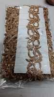 Dentelle à sequins Kushang Textile, broderie africaine miroir faite à la main, motif floral, couleur personnalisée, tissu en filet, garniture de perles/Jarkan, douce