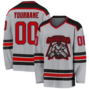 Maillot de hockey personnalisé blanc-bleu clair de qualité supérieure, vente en gros, le plus vendu, directement de l'industrie - Product Image 2