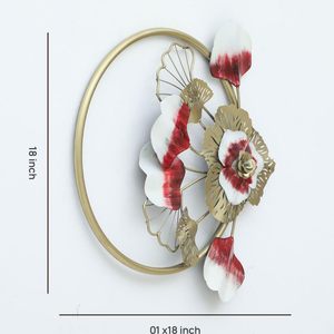 Metal Modern Flower <b>Leaf</b> <b>Wall</b> Sculpture Multicolor <b>Decorative</b> <b>Wall</b> Art for Living Room Bedroom Office - Product Image 4