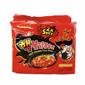 Auténticos fideos instantáneos Samyang Buldak Ramen con sabor a pollo picante, envasados en cajas resistentes para exportación al mercado mayorista. - Product Image 2