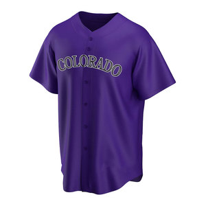 <b>Top</b> Quality Baseball Jersey Sportswear Customized Logo Best Quality Comfortable Quick Dry V-Neck Button-Up Baseball Jersey - Product Image 2