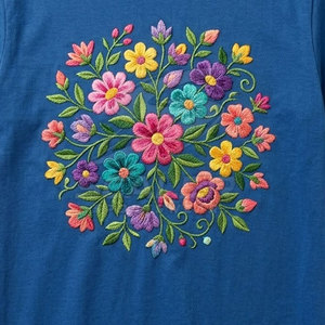 เสื้อยืดปักลายสั่งทำพิเศษ เนื้อผ้าฝ้ายใส่สบาย ทรงพอดีตัว ดีไซน์ทันสมัย เหมาะสำหรับใส่ทุกวัน - Product Image 6