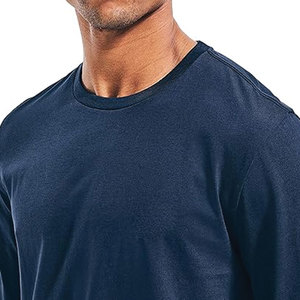 Pakistan Manufacturer High Quality 100% Cotton Men's Long Sleeve T-Shirts <b>Top</b> Selling New Design Quick Dry Breathable - Product Image 4