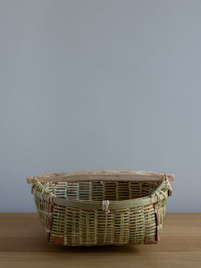 Panier en bambou Sakura fait main, tissé, décoratif, organisateur de rangement, fournisseur en gros du Vietnam - Product Image 2