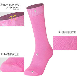 Calcetines Deportivos de Invierno para Hombre, Color Rosa, Transpirables, Antideslizantes, con Banda de Látex, para Adultos, de Buena Calidad - Product Image 3