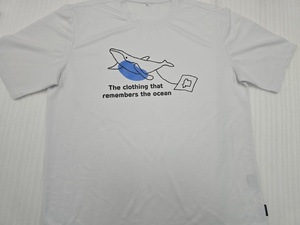 [USISAN] T-shirt unisexe écologique, imprimé baleine, manches courtes décontractées, coupe ample, impression de logo disponible - Product Image 2