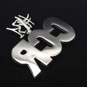 Pendentif de luxe en argent 925 avec logo personnalisé, moissanite ronde de 3 pouces, clarté VVS, sertissage griffe, style hip-hop - Product Image 3