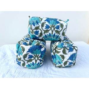 Nuevas Bolsas de Aseo Bohemias de Algodón, Ligeras, Estampadas a Mano, Bolsas de Viaje para Artículos de Aseo, Caja de Joyería para Actividades al Aire Libre - Product Image 2