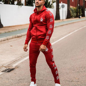 Conjuntos Deportivos para Hombre con Logotipo Personalizado, Nuevo Estilo Brillante, Traje Deportivo de Poliéster Negro, Talla Grande para Adultos, para Uso en Invierno - Product Image 1