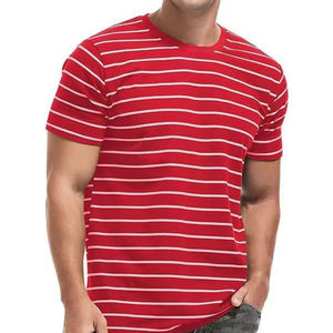 Camisetas para Hombre, Camisetas 100% Algodón, 180gsm, Impresión DTF Personalizada, Diseño Sólido, Estilo Casual, Tejido de Punto de Alto Gramaje, Corte Regular - Product Image 3